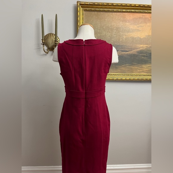 Talbots Dress Sleeveless, Zip Up Back, Stretch, Comfort - Picture 3 of 5